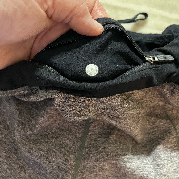 lululemon athletica Black and Gray Athletic Shorts Women 8 - Picture 4 of 8